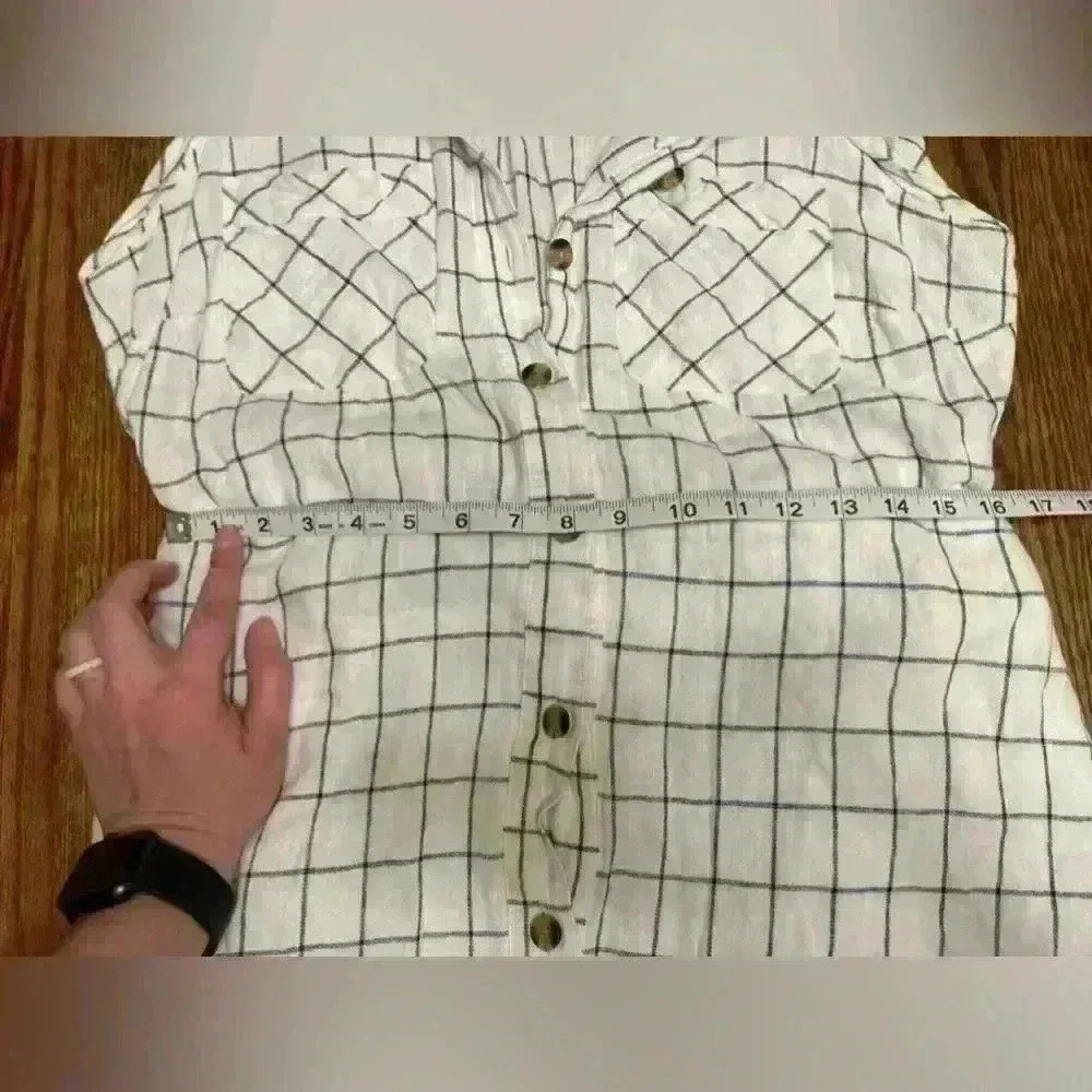 Cottagecore Classic Minimalist Sonoma Linen Sundress - Picture 4 of 7